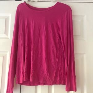 Tresics a hot pink t-shirt